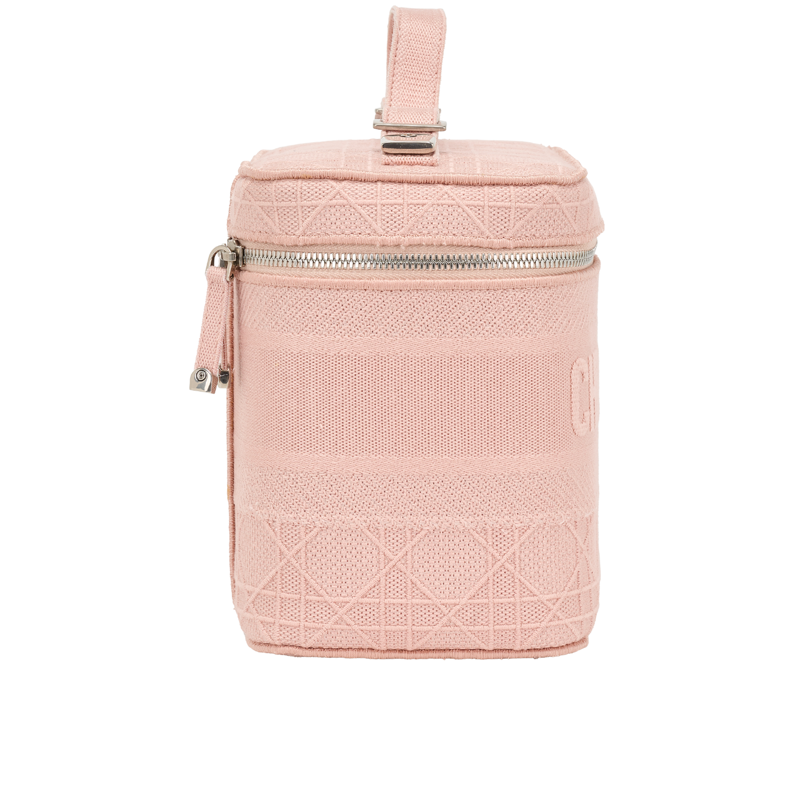 Christian Dior Diortravel Vanity Case, &pound;850, Accessories, Pink, Canvas, Side view